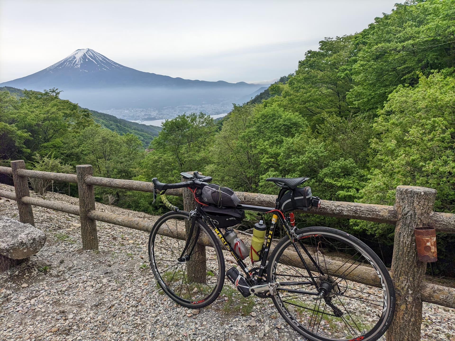 笹子峠~御坂峠~篭坂峠 獲得標高2500mライド